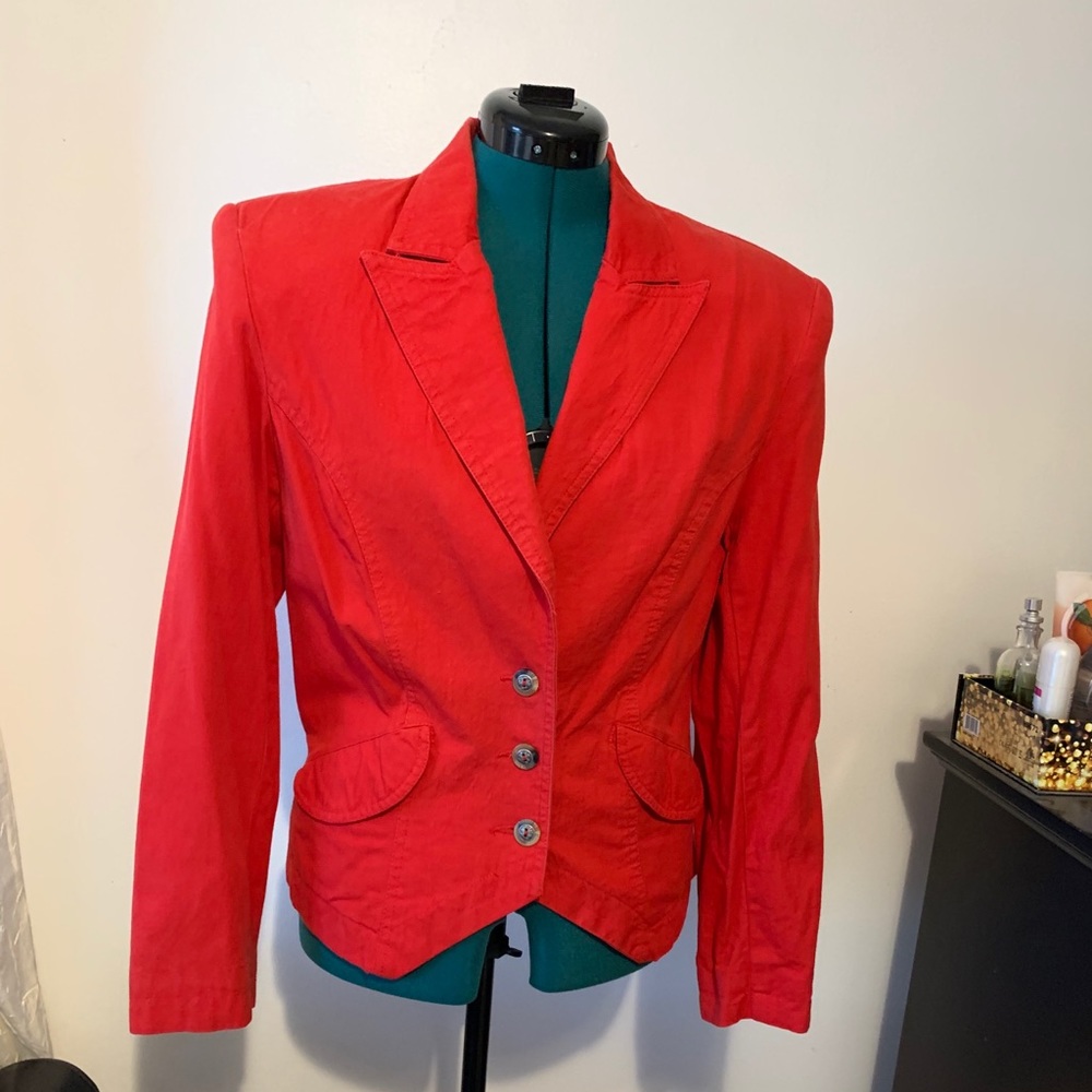 Triangle. Once Upon A Time. Vintage Red jacket.